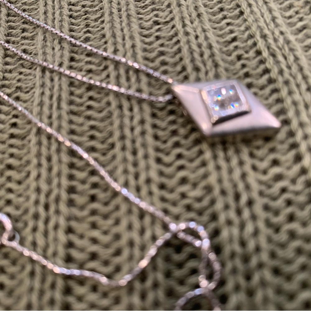 White Gold with Diamond Necklace